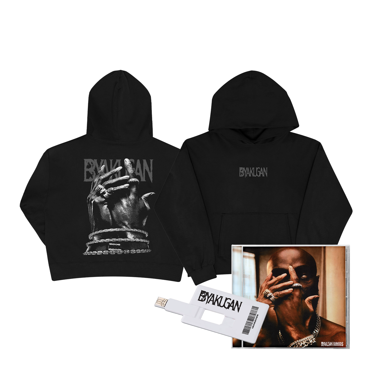 Pack BYAKUGAN CD standard + Hoodie + Clé USB