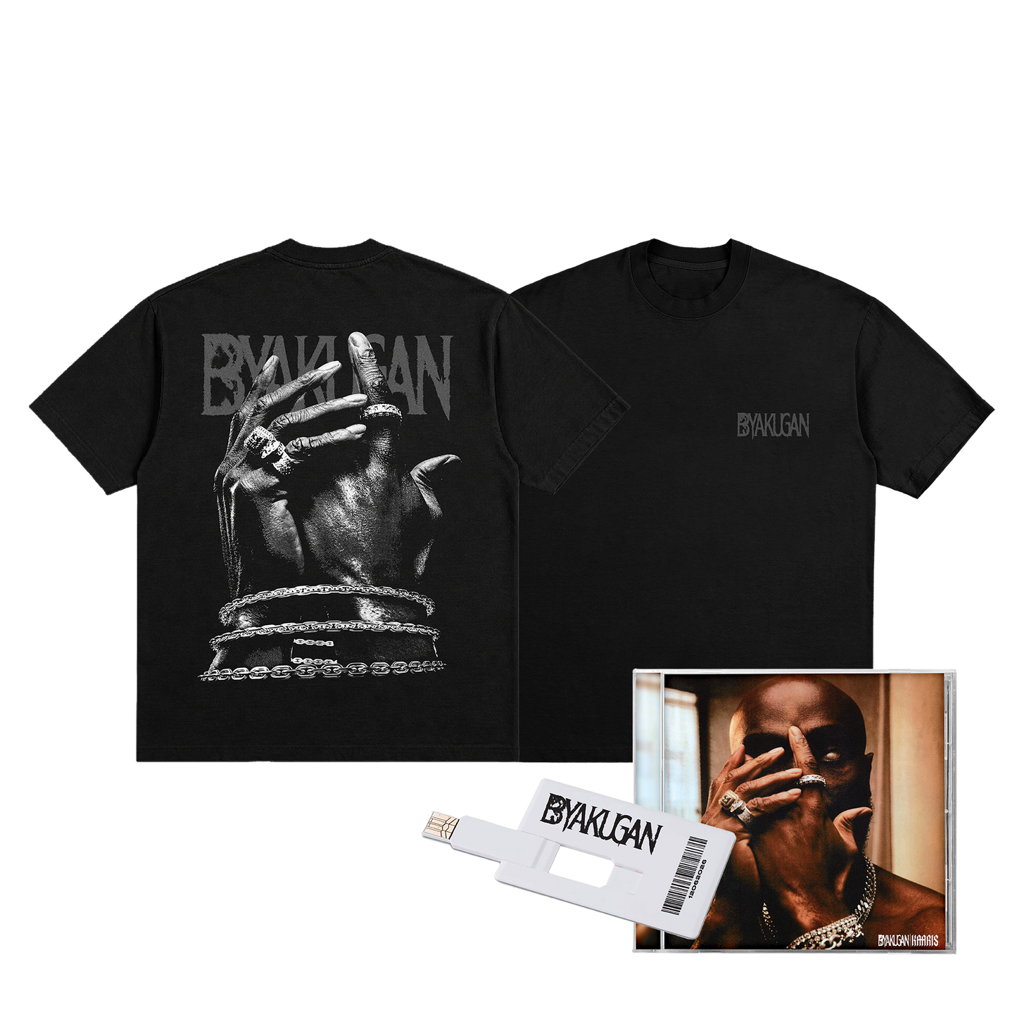 Pack BYAKUGAN CD standard + T-shirt + Clé USB