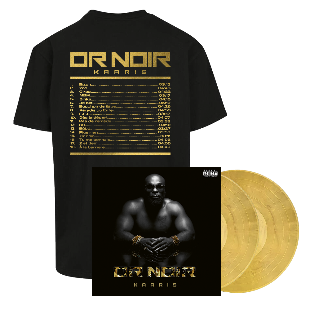 Pack Double Vinyle doré + Tee-shirt noir Tracklisting